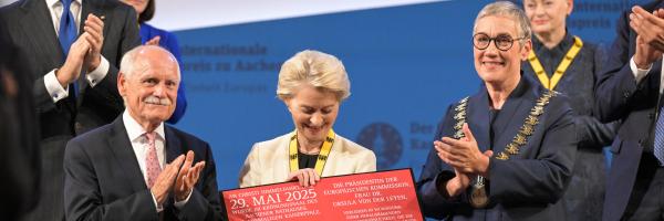 Visit of Ursula von der Leyen, President of the European Commission, to Aachen